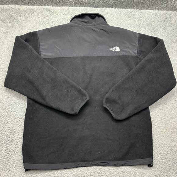 The North Face A193 F07 Mens Large Black Denali Polartec Full Zip Fleece Jacket - Picture 2 of 16